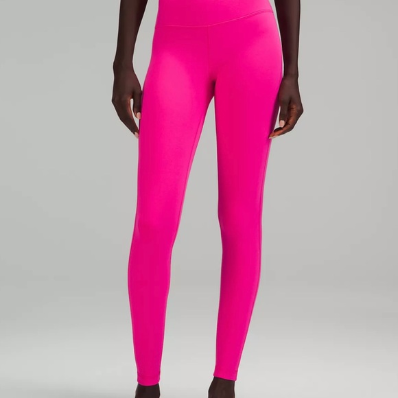 lululemon athletica Pants - Lululemon align high rise pants 28” - sonic pink